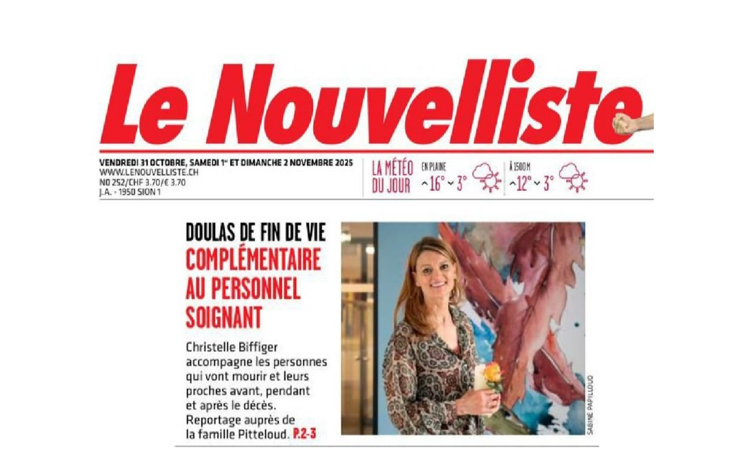 Article Le Nouvelliste – octobre 2025
